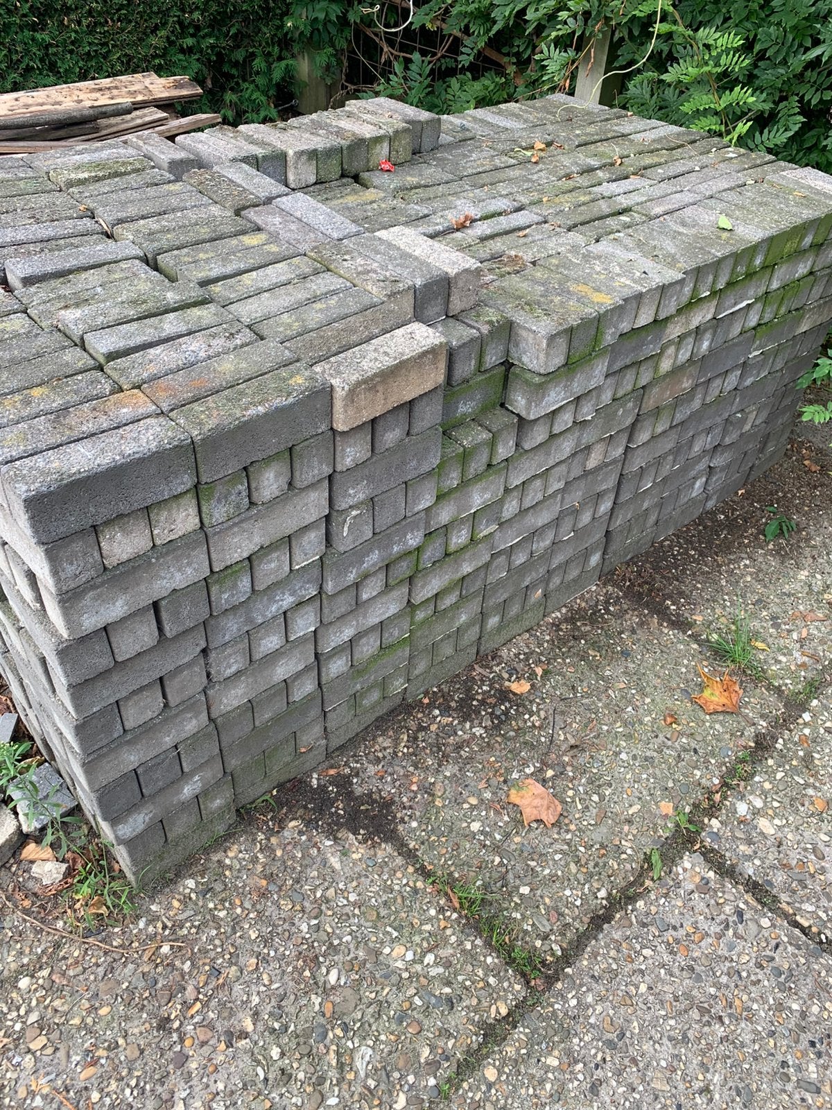 Bestrating 20 m2, Ophalen, Gebruikt, Klinkers, 10 m² of meer