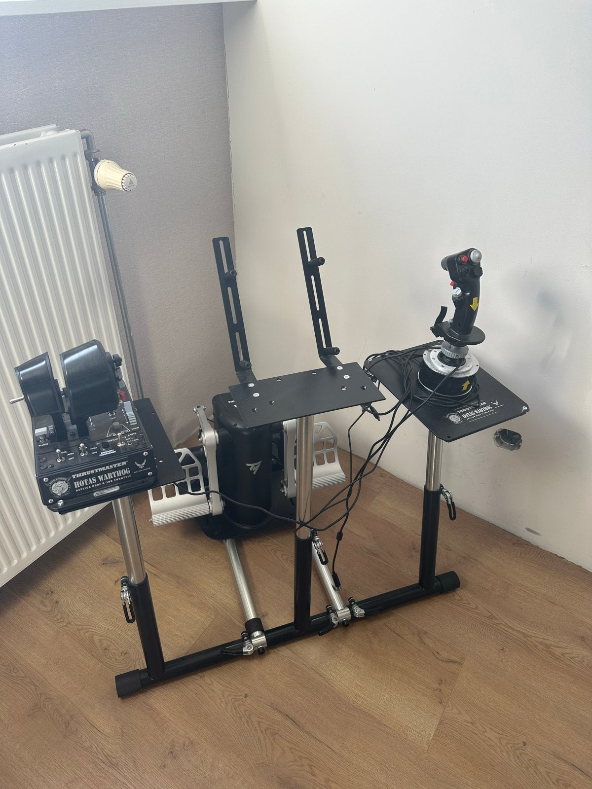 Thrustmaster Hotas Warthog met TPR en Wheel Stand Pro, Ophalen, Zo goed als nieuw, PC, Overige typen