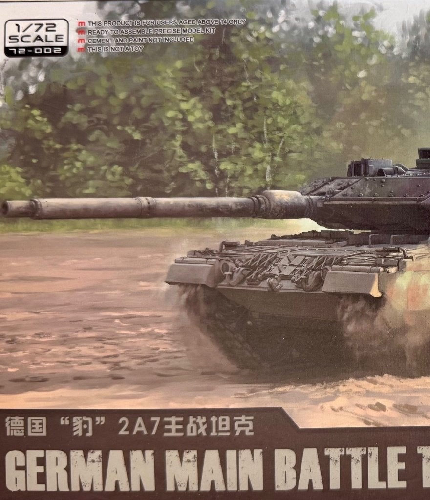 Coelianmodels, Meng, 72002, Leopard 2A7, 1/72, € 19,99, Hobby en Vrije tijd, Modelbouw | Auto's en Voertuigen, Overige merken