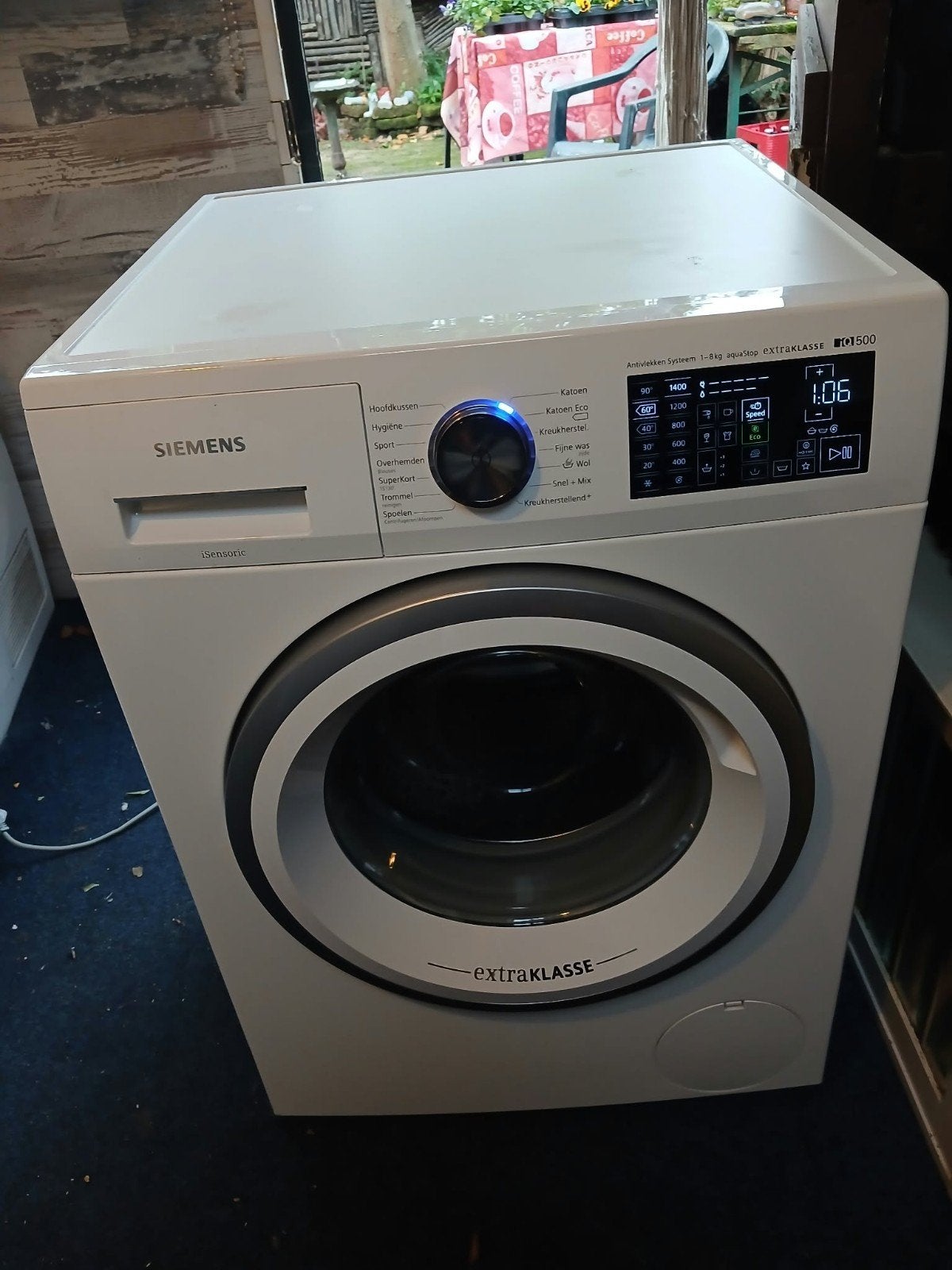 Siemens wasmaschine IQ500, Ophalen, 1200 tot 1600 toeren, Gebruikt, 8 tot 10 kg
