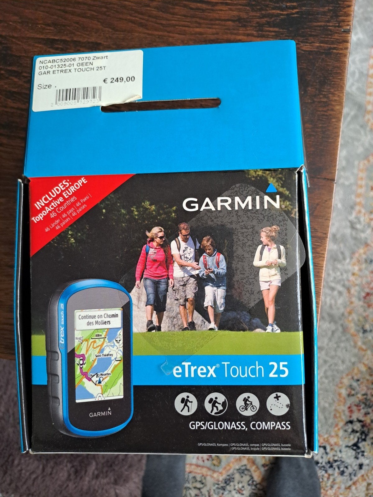 Garmin etrex 25, Ophalen, Zo goed als nieuw