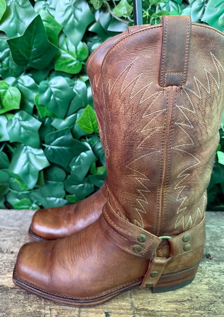 Bijna Nieuwe stoere biker boots van Sendra maat 38, Bruin, Ophalen of Verzenden, Zo goed als nieuw, Sendra