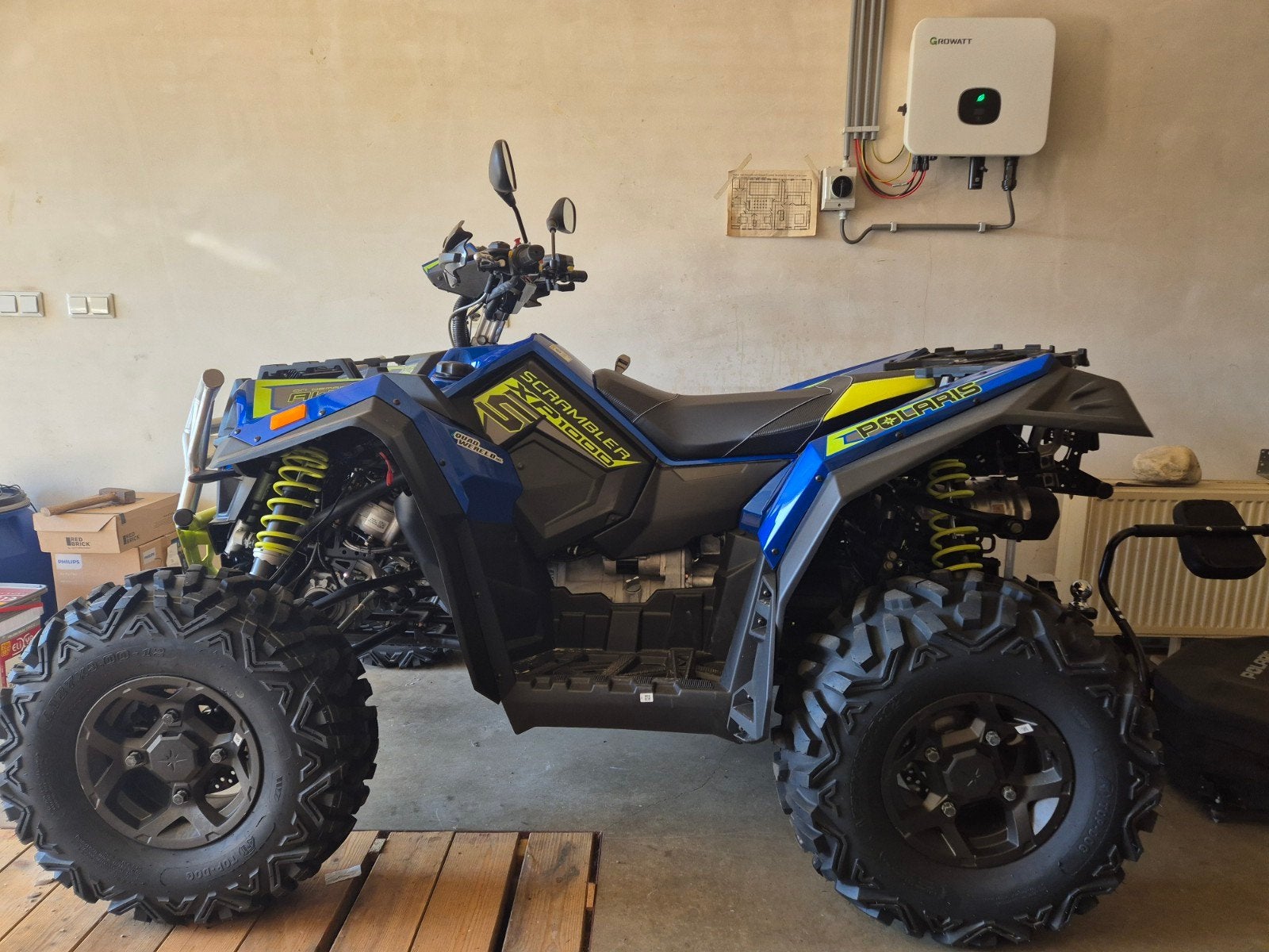 Polaris Scrambler 1000S als nieuw, 600km, 06-2022, L7e