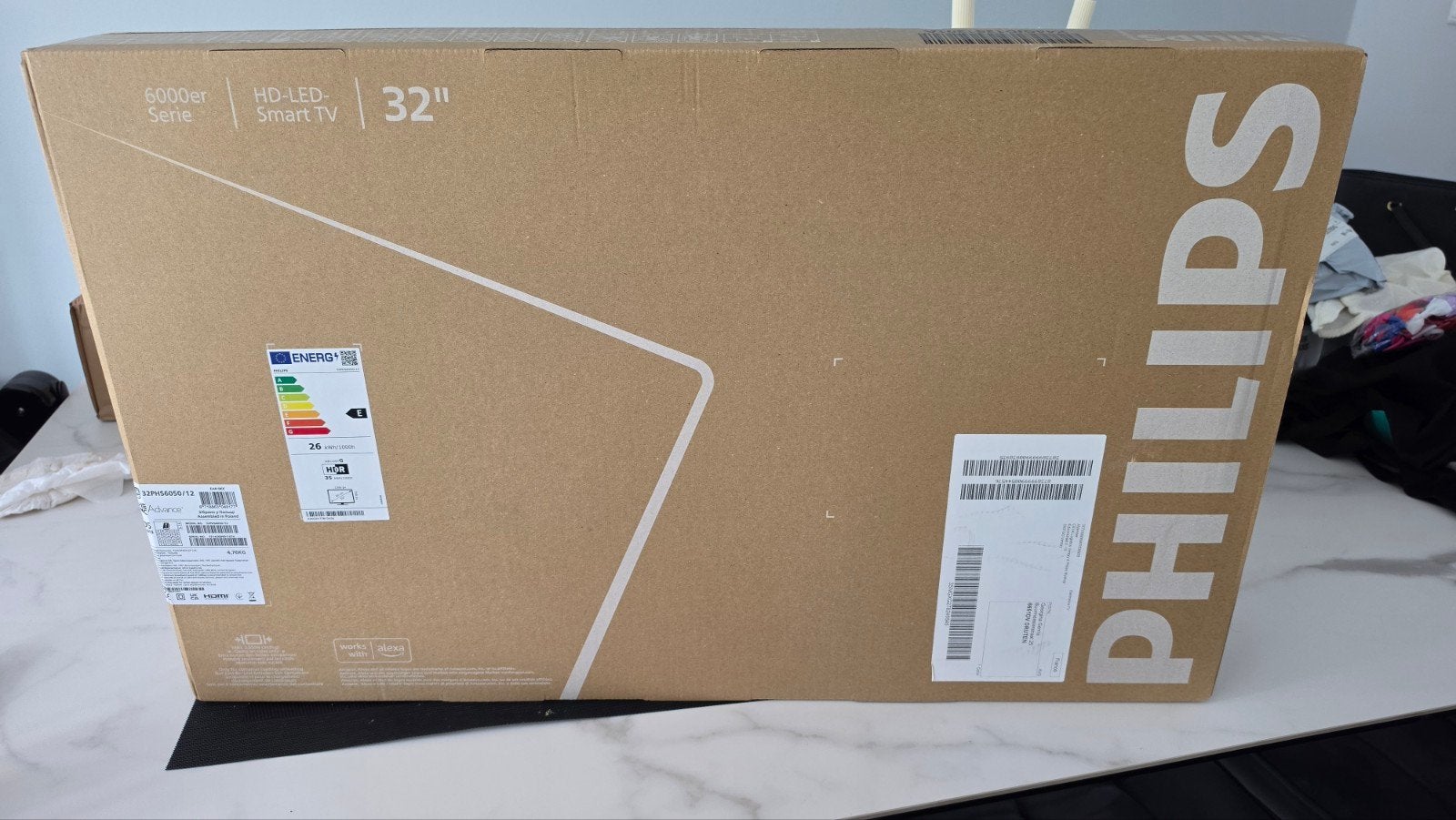 Philips 32PHS6050/12 32" HD LED Smart TV, Ophalen, Philips, LED, 50 Hz