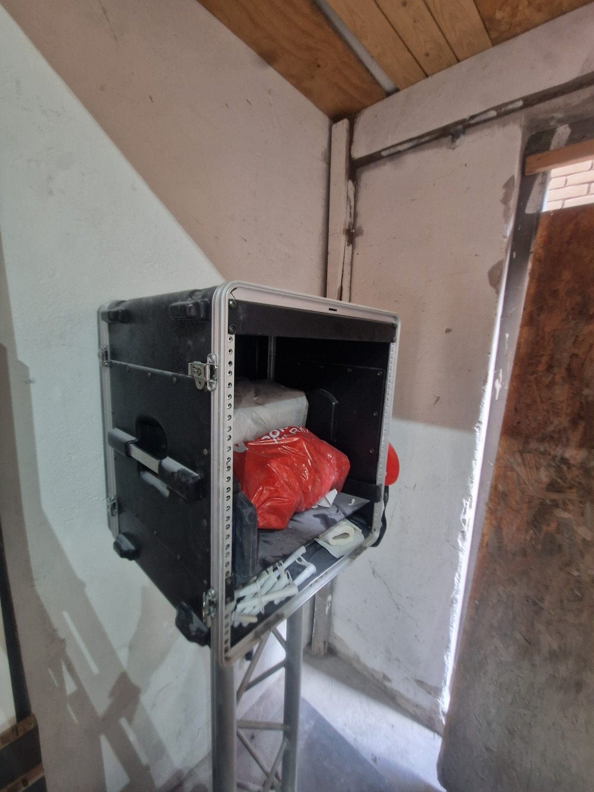 Stevige flightcase / rackcase voor apparatuur, Ophalen, Gebruikt