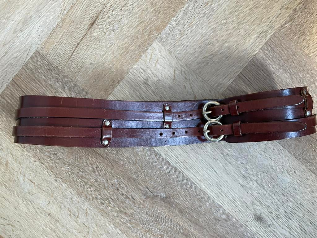 Schitterende apart leren riem van Amagansett mt 105 mt 105, Ophalen of Verzenden, Zo goed als nieuw, Bruin, 100 cm of meer