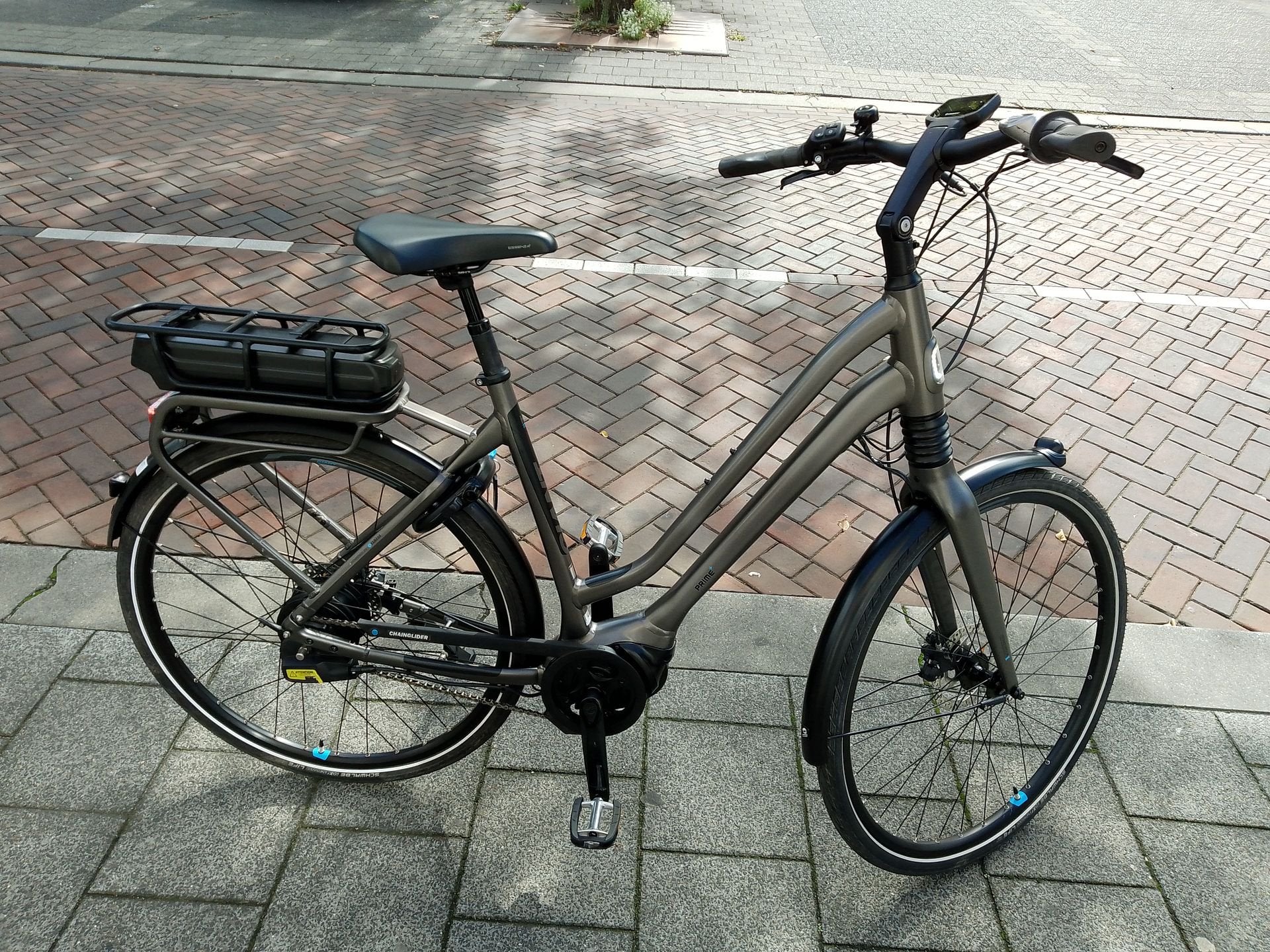 Giant Prime+ d56 elektrische fiets middenm.+enviolo auto, -, -, Zo goed als nieuw, -