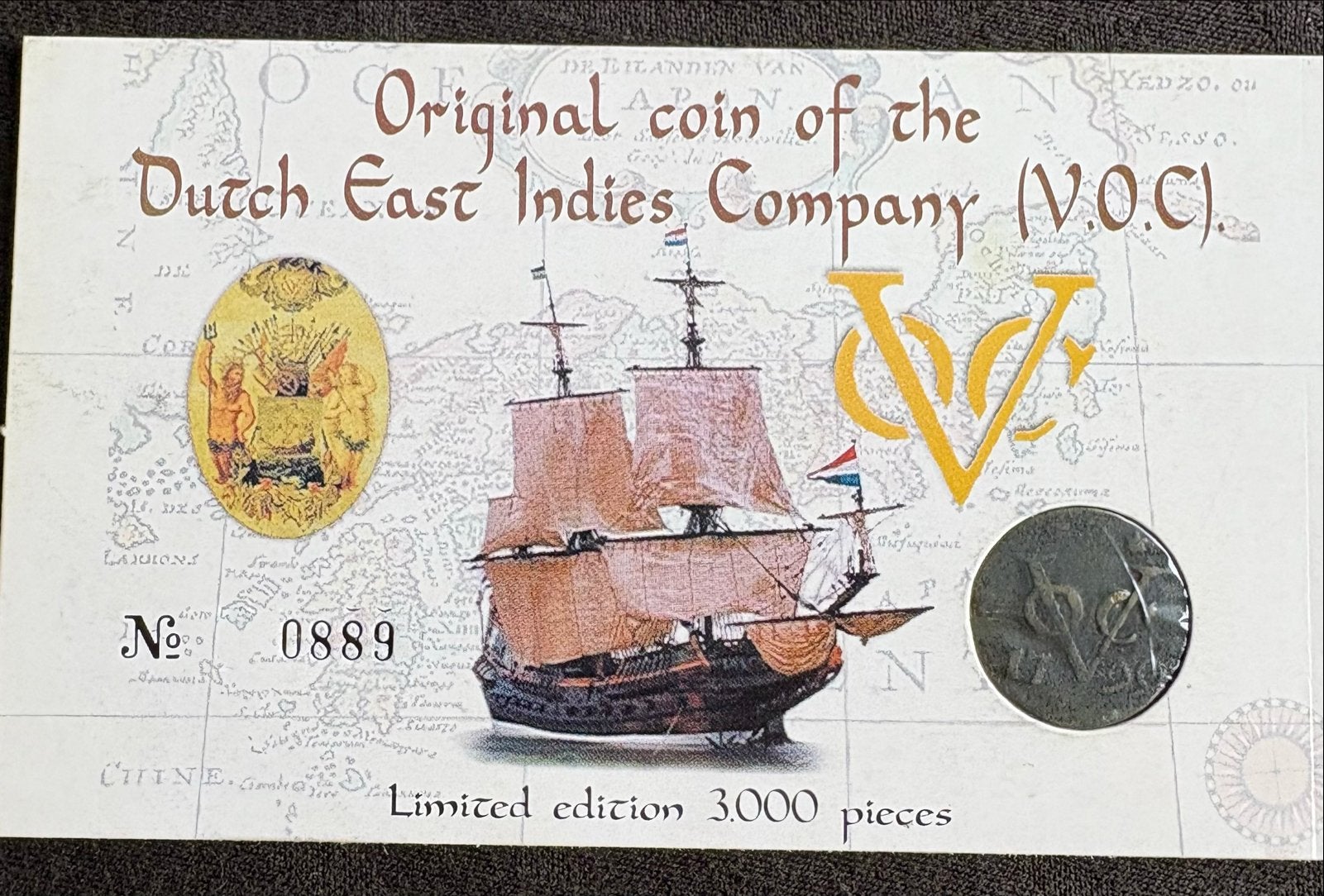 VOC Munt - Originele munt van de VOC (Limited Edition), Ophalen of Verzenden, Vóór koninkrijk, Overige waardes, Losse munt