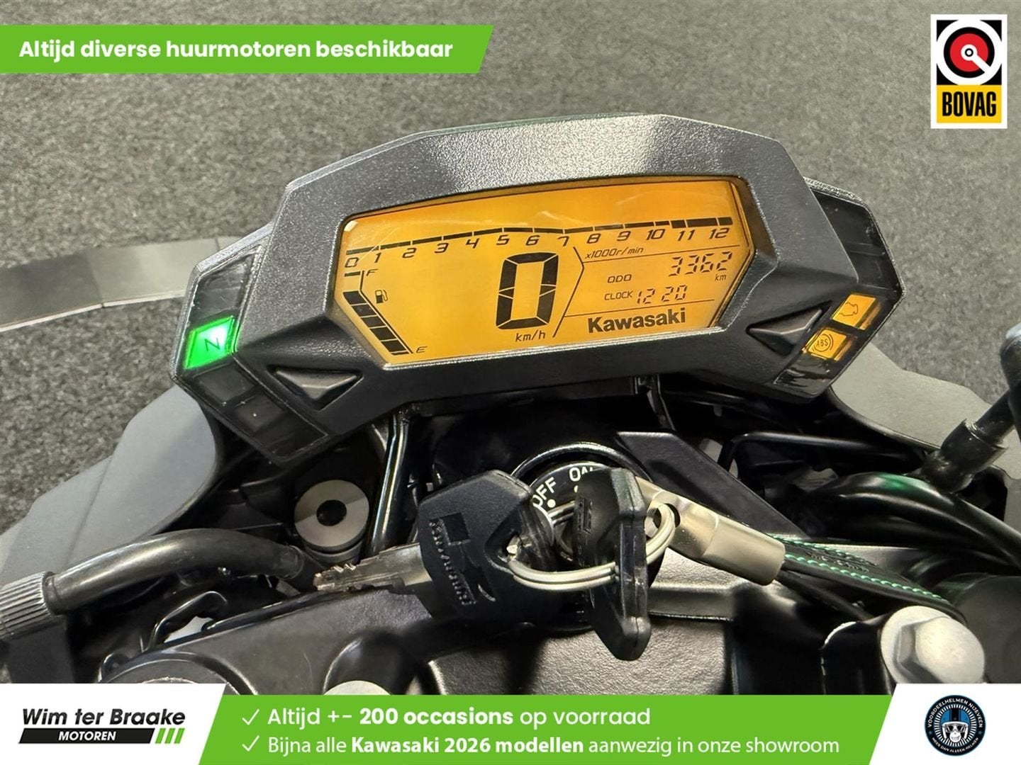 Kawasaki Z 125 ABS (bj 2020) 3,362 km, Bedrijf, Onbekend, KAWASAKI, 125 cc
