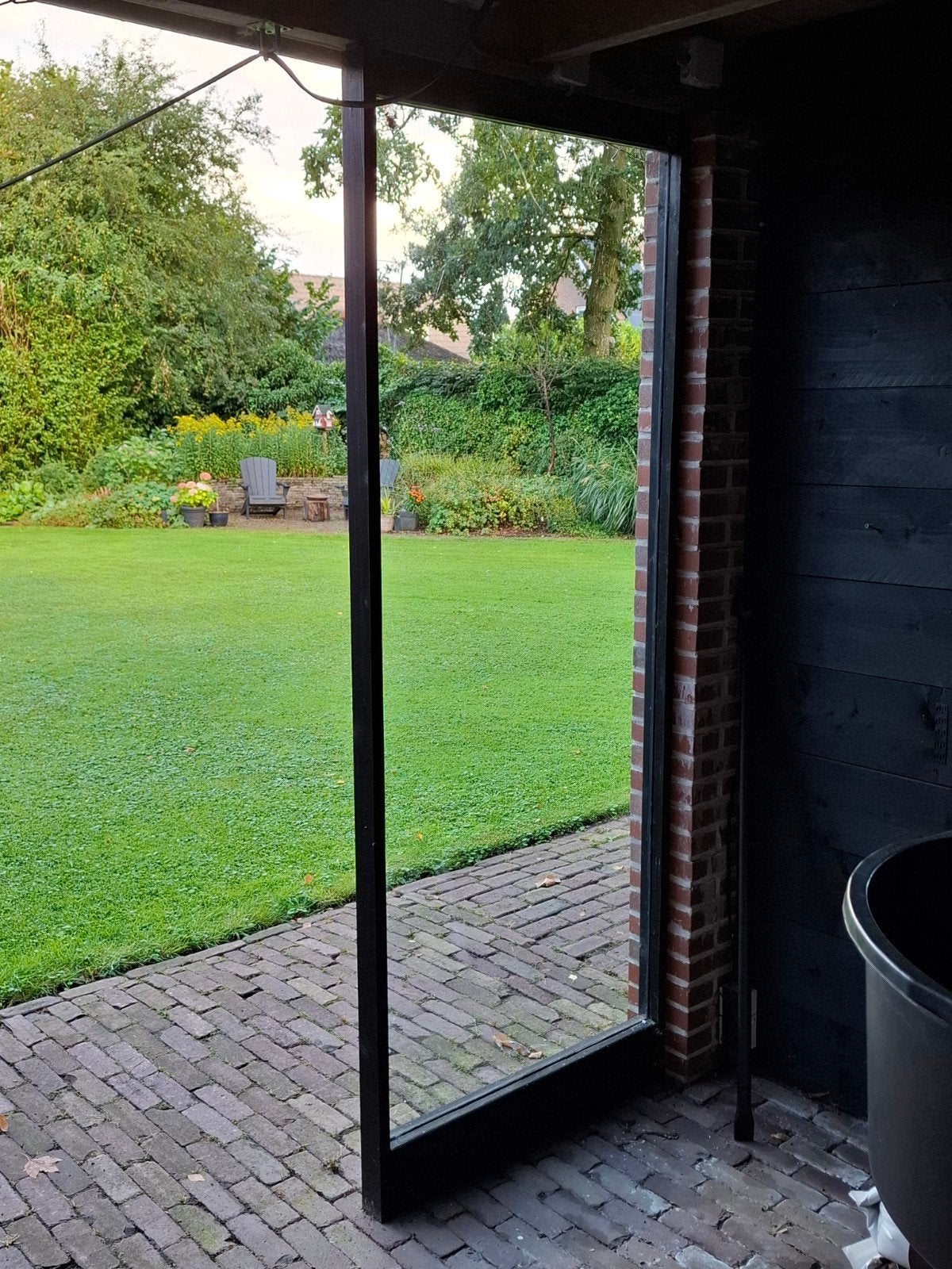 Gratis Grote glazen paneel / veiligheids ruit / glasplaat, Ophalen, Gebruikt, 160 cm of meer, Glasplaat