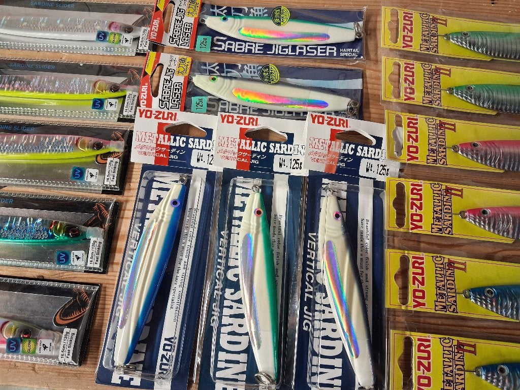 120/125/150 grams Jigs (Savage Gear/Yo-Zuri) set 16 stuks!