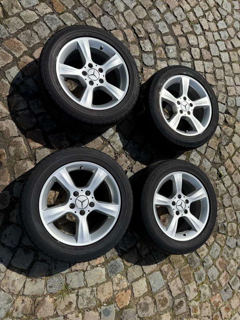 Mercedes C klasse W203 16 inch originele nette velgen, Ophalen, Gebruikt, Velg(en), 16 inch