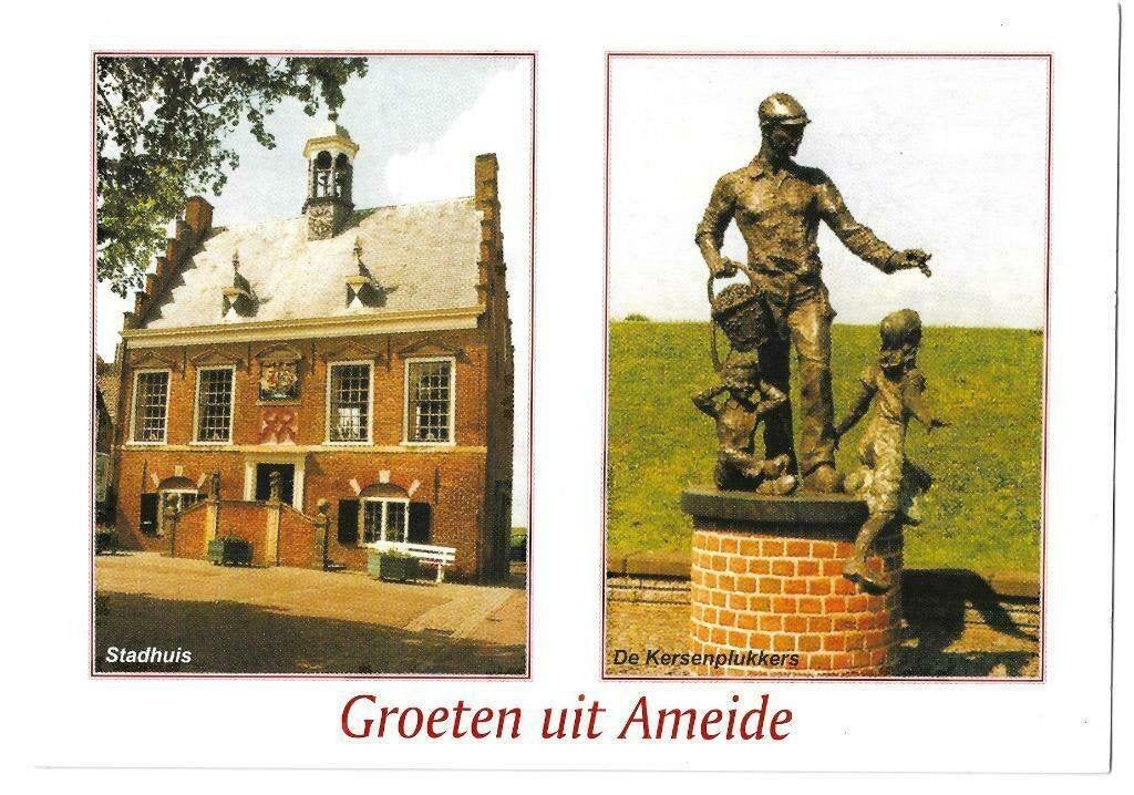 AK Ameide - Stadhuis, De Kersenplukkers, Verzenden, 1960 tot 1980, Ongelopen, Utrecht