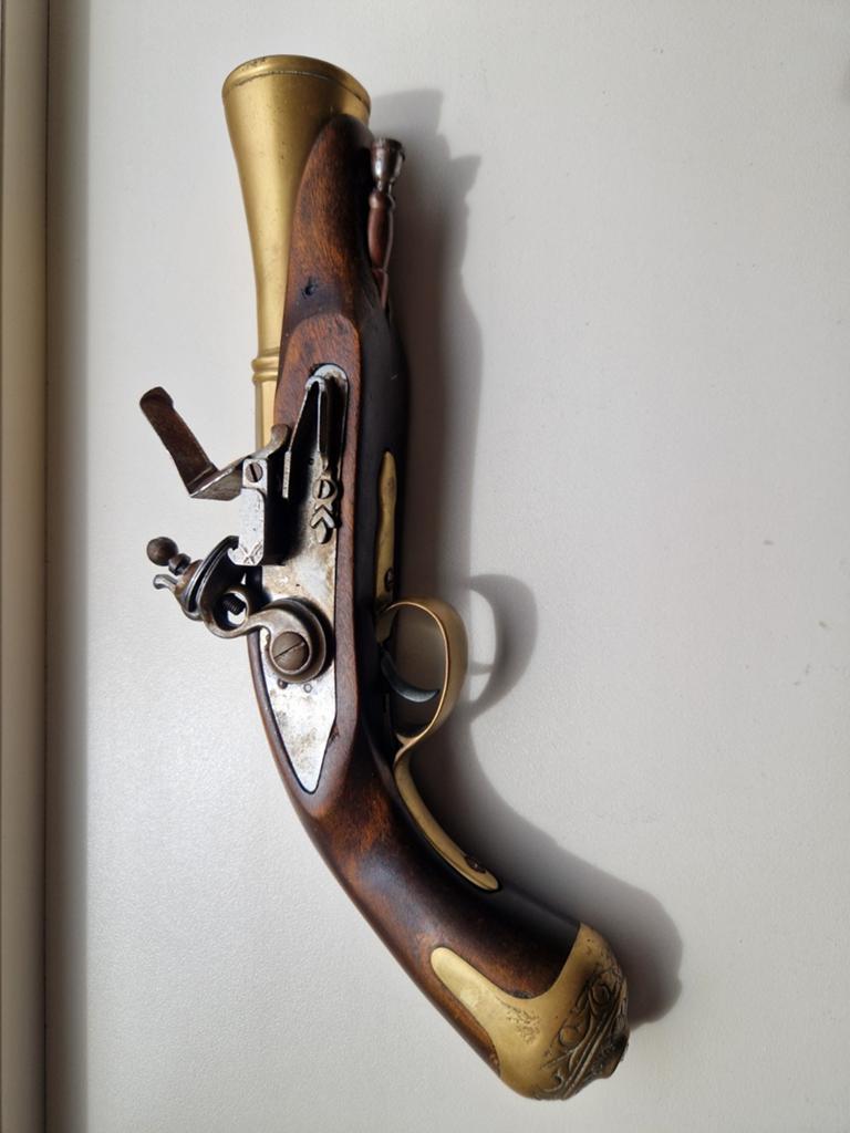 Antiek Vuursteen Pistool (replica), Ophalen of Verzenden