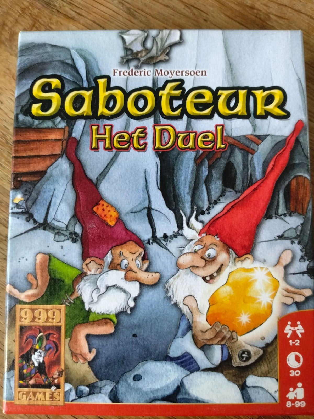 Saboteur & Saboteur Het Duel - Zo goed als nieuw, Een of twee spelers, Ophalen of Verzenden, Zo goed als nieuw, 999 Games