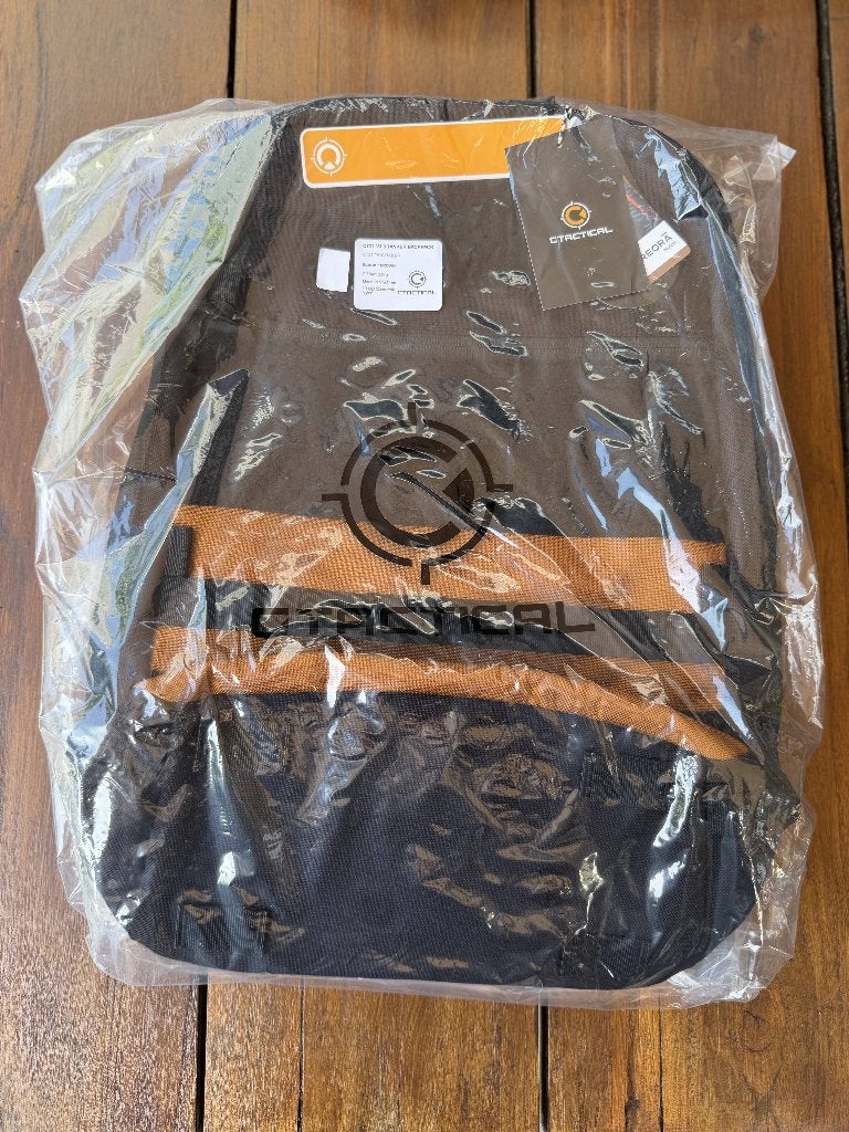 Tactical Rugzak 21L Zwart met Oranje – CORDURA 1000D – Nieuw, 25 tot 40 cm, Nieuw, Ophalen of Verzenden, Waterdicht