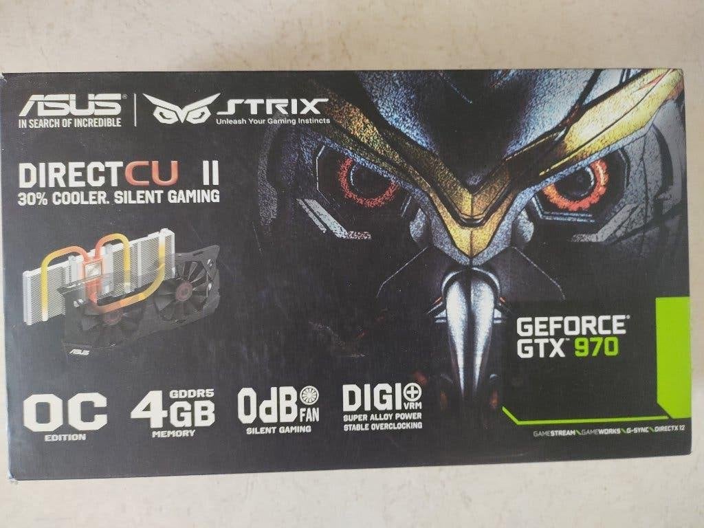 Lege doos voor een Asus geforce GTX 970 strix videokaart xxx, Computers en Software, Videokaarten, Ophalen of Verzenden, Gebruikt