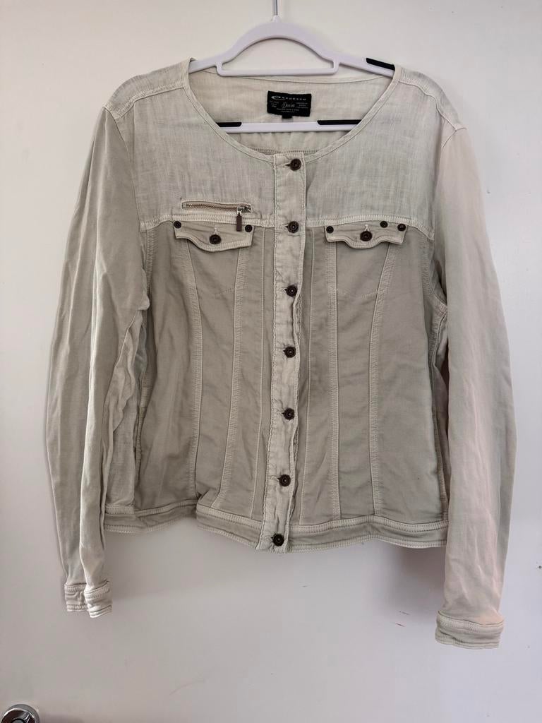 Expresso linnen jasje maat 44 - elegant & sportief, Expresso, Beige, Maat 42/44 (L), Ophalen of Verzenden