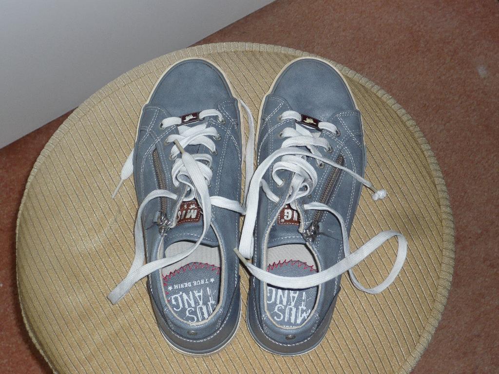 Mustang sneakers, grijs, maat 40, Ophalen of Verzenden, Mustang, Grijs, Sneakers of Gympen