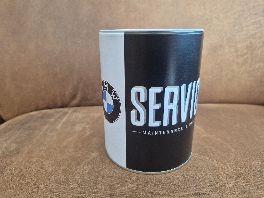 Als nieuwe BMW Service Spaarpot (Nostalgic-Art), Verzamelen, Ophalen of Verzenden, Zo goed als nieuw, Metaal of Blik, Vervoermiddel