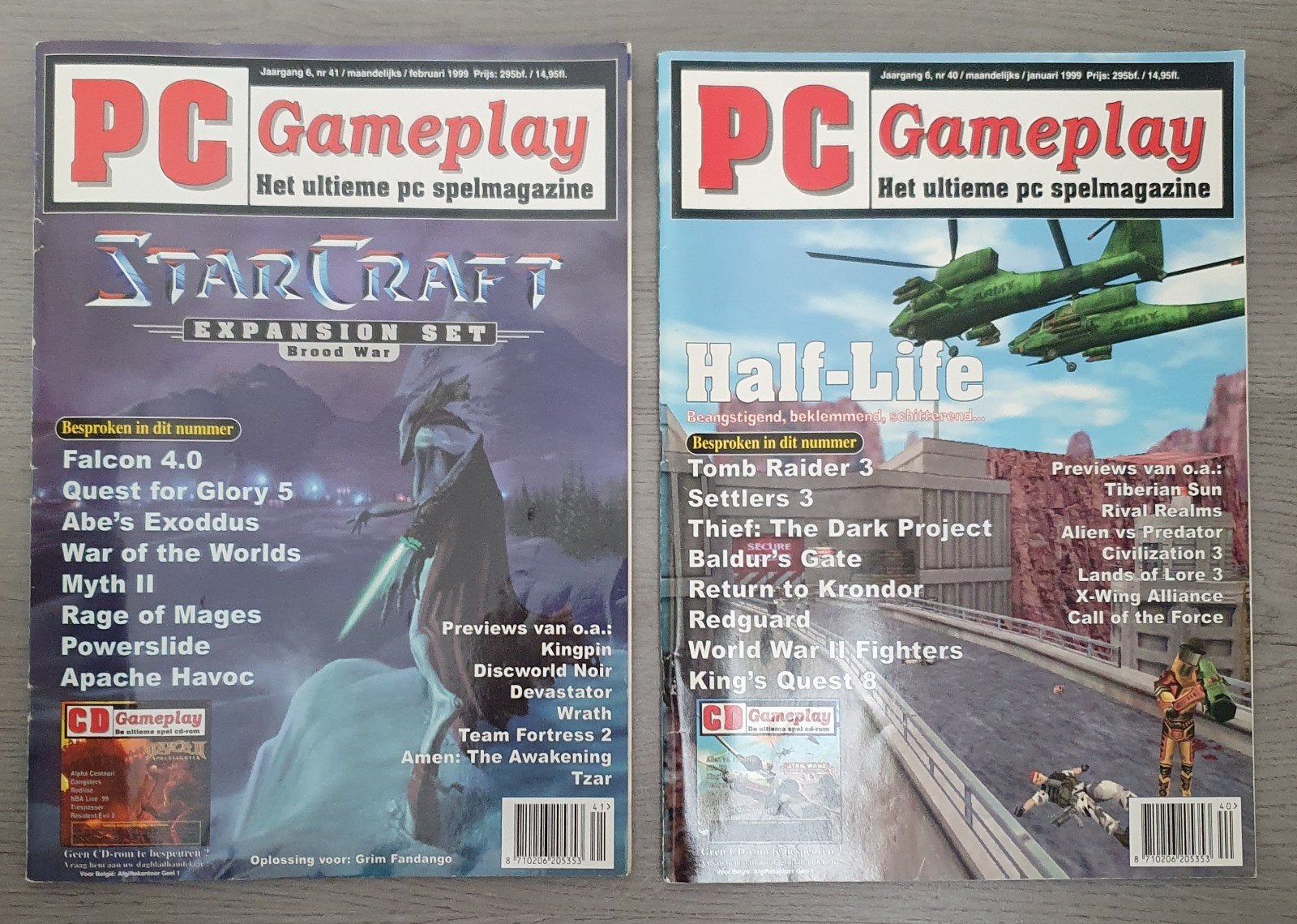 PC Zone en PC Gameplay (1999) Zie Foto's en Omschrijving, Ophalen of Verzenden, 1980 tot heden, Nederland, Tijdschrift