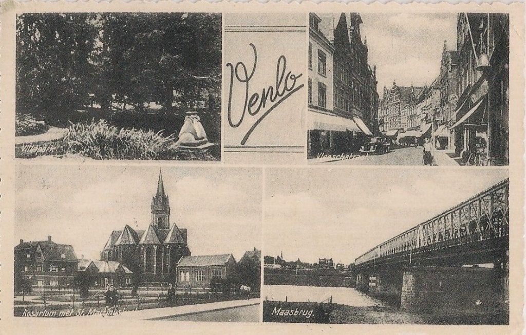 VENLO, Ophalen of Verzenden, 1940 tot 1960, Gelopen, Limburg