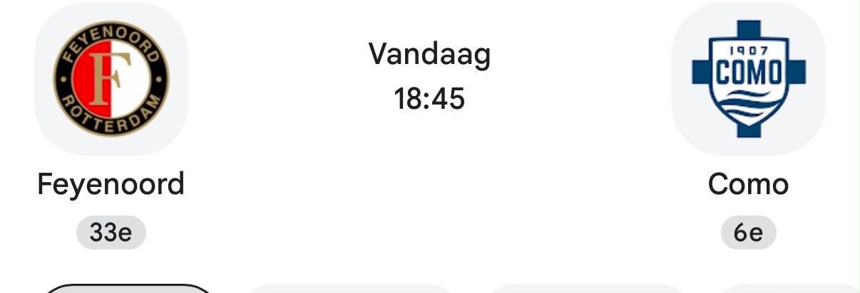 Feyenoord vs como 2 kaartjes 14 oktober, Tickets en Kaartjes