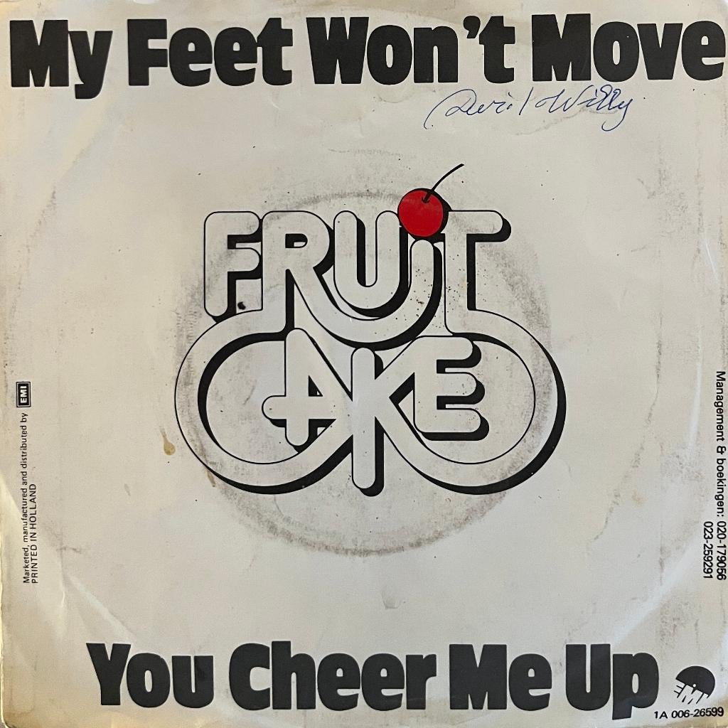 Fruitcake - My feet won't move, Gebruikt, 7 inch, Pop, Single