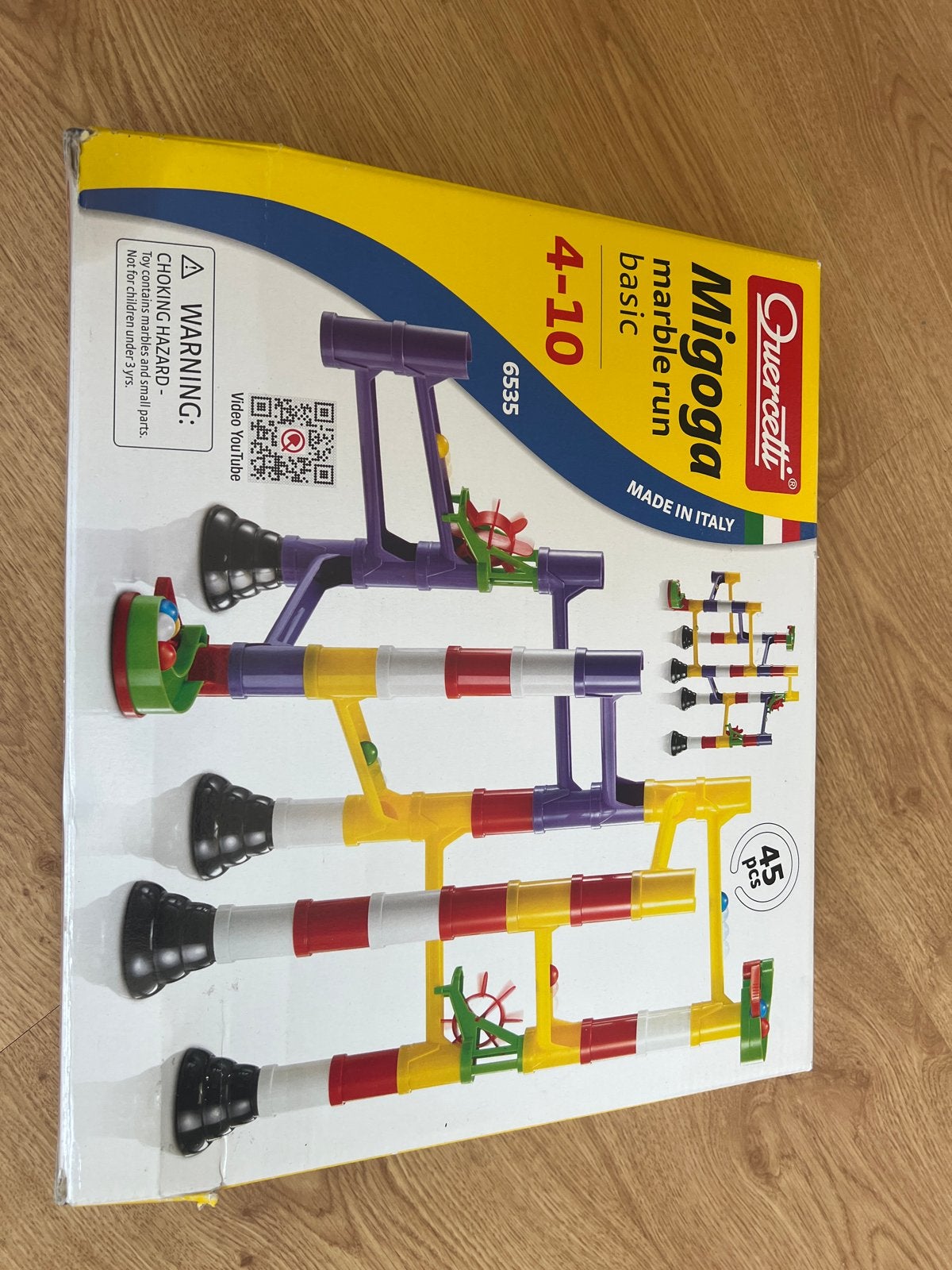 Migoga knikkerbaan van Quercetti - Basic set, Ophalen of Verzenden, Gebruikt, Overige merken