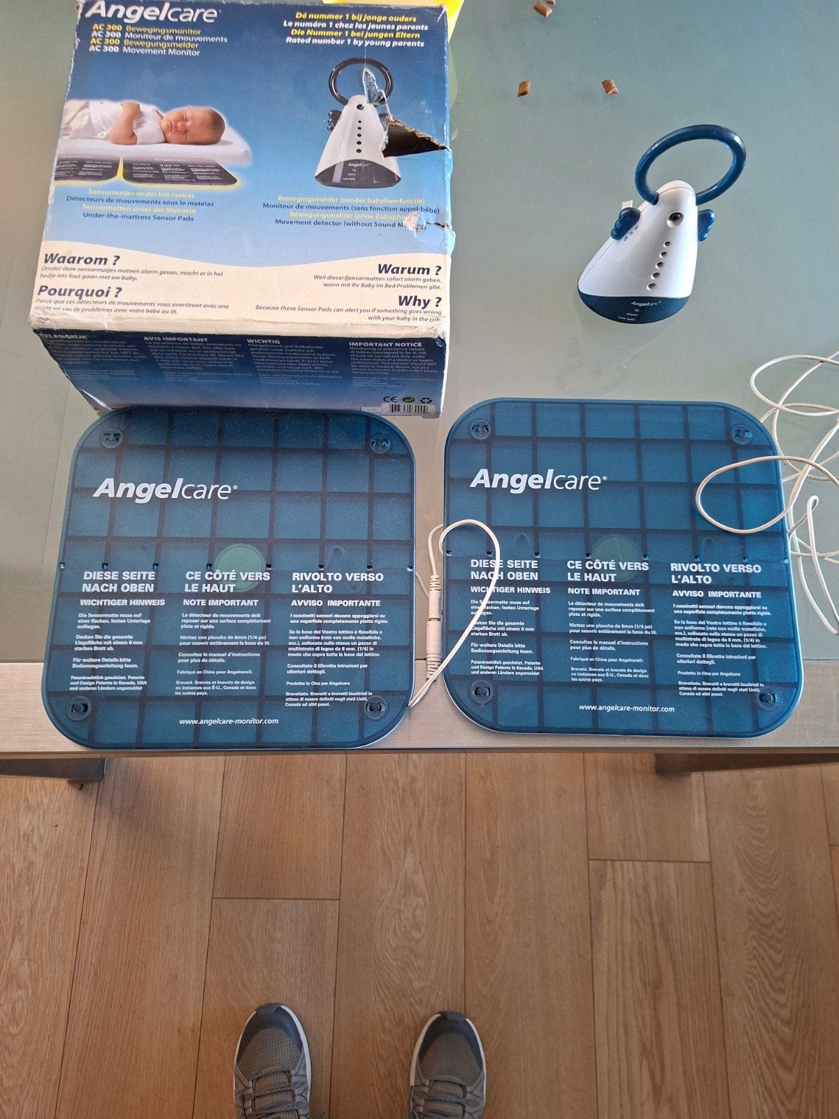 Angelcare AC300 Baby Ademhalingsmonitor - Zo goed als nieuw, Ophalen of Verzenden, Zo goed als nieuw, Minder dan 100 meter