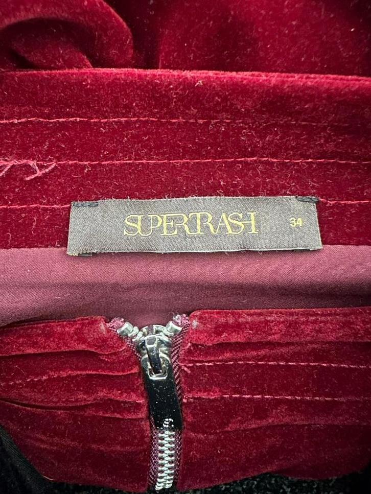 Supertrash fluwelen rok maat 34 (XS) met ritsen, Ophalen of Verzenden, Zo goed als nieuw