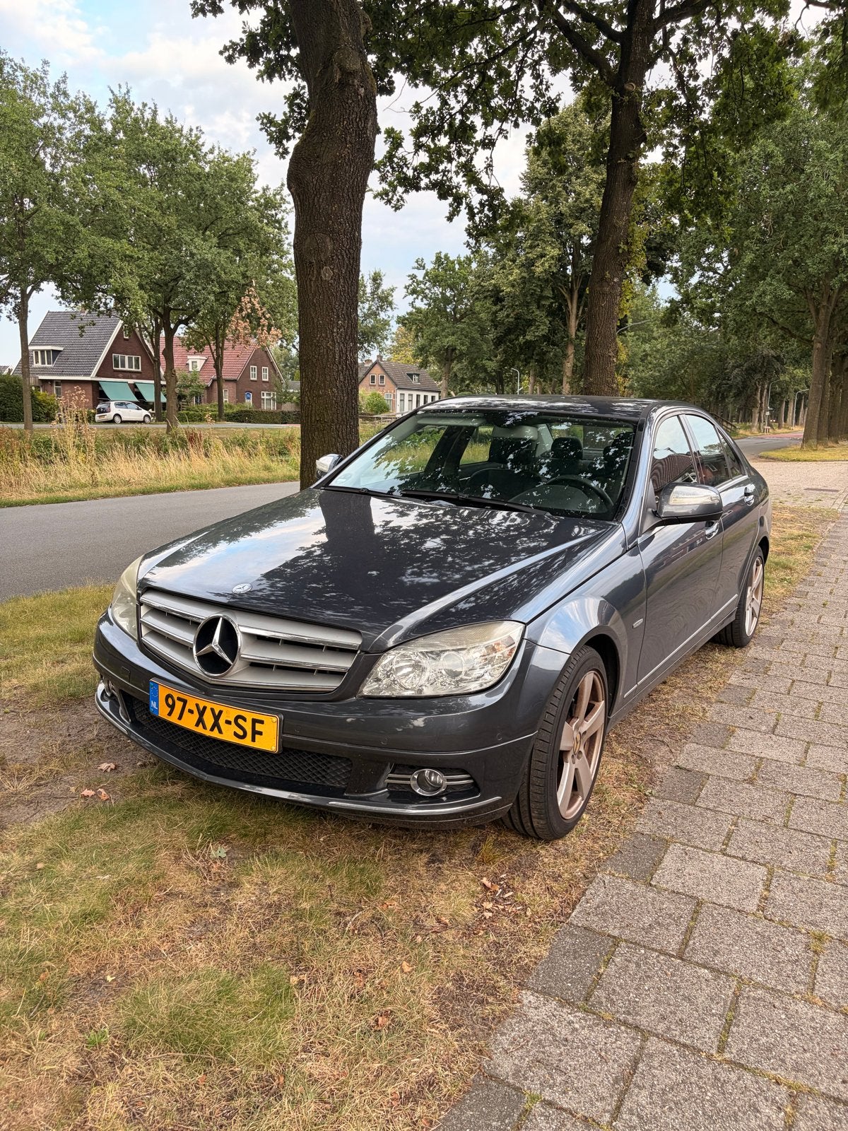 Mercedes-Benz C-Klasse 3.0 V6 C280 Sedan AUT 2007 Grijs, Auto's, Automaat, Achterwielaandrijving, 1800 kg, 2996 cc
