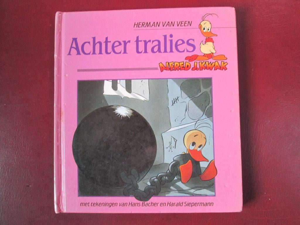 Herman van Veen, Alfres J. Kwak, Achter Tralies, Ophalen of Verzenden, Gelezen, Fictie algemeen