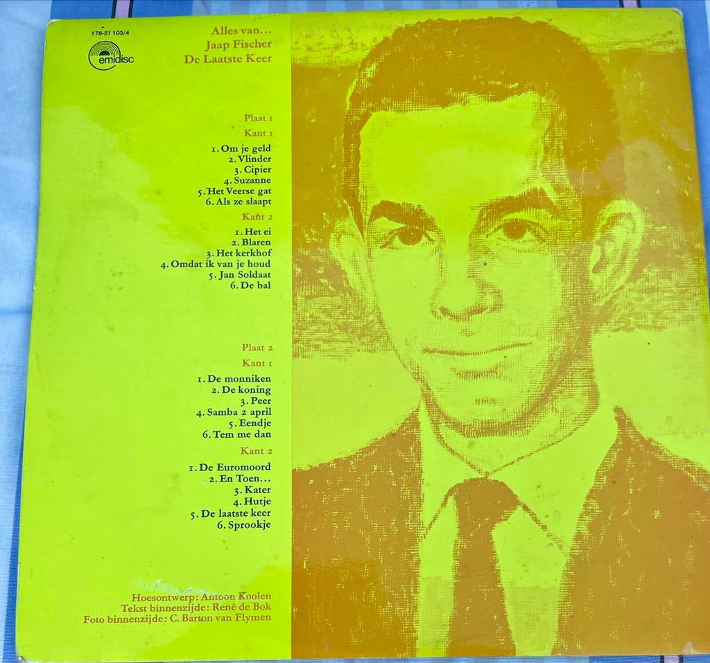 Jaap Fischer - Alles van... De Laatste Keer (LP), Gebruikt, Ophalen of Verzenden, Complilatie, 12 inch