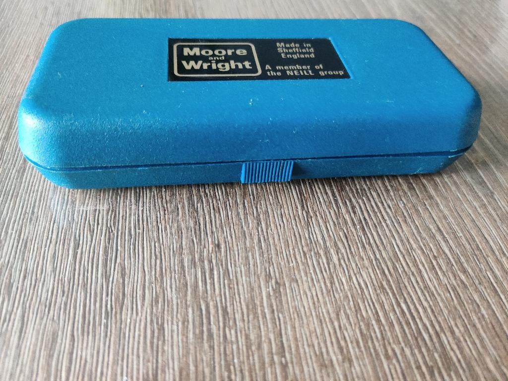 Vintage precisie meetinstrument Moore & Wright 1965 MI, Antiek en Kunst, Ophalen of Verzenden