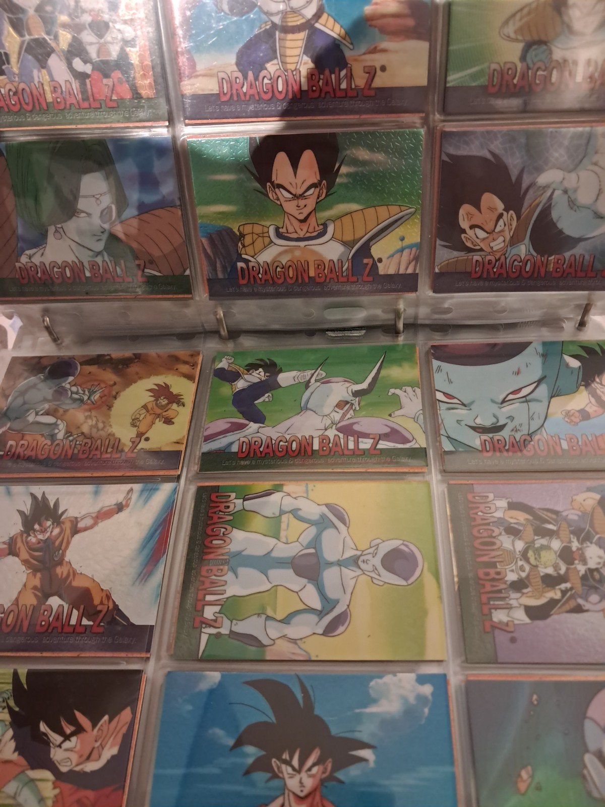 Gezocht: Dragonball Z kaarten chrome, Ophalen of Verzenden, Zo goed als nieuw, Meerdere kaarten