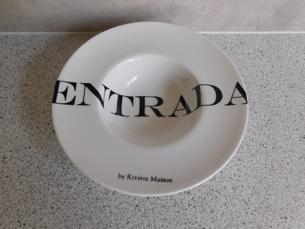 Rivièra Maison Kom Entrada - 14,5x3,5 cm, Huis en Inrichting, Overige merken, Keramiek, Landelijk/Boerenbont, Ophalen of Verzenden