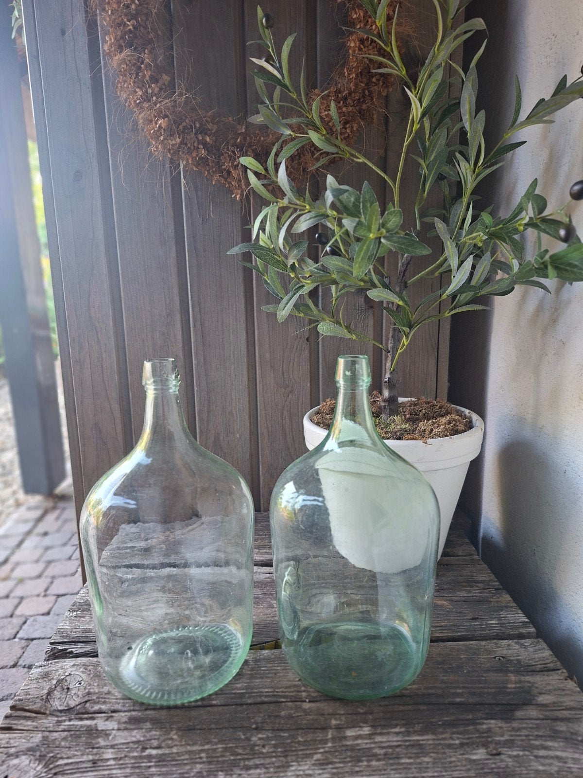 Set brocante vintage gistflessen, Ophalen
