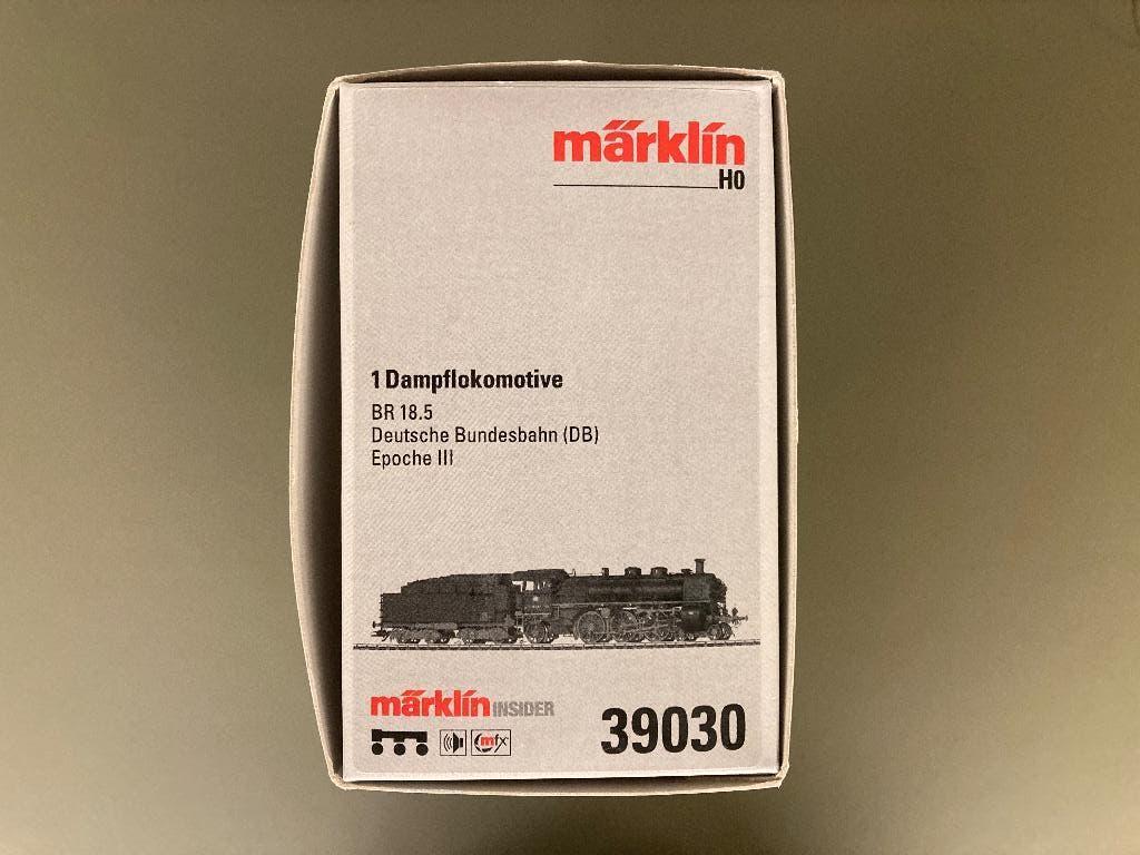 Märklin H0 / 39030 Stoomloc BR 18.5 (DB) - Insider Club, Wisselstroom, Gebruikt, Locomotief, Ophalen of Verzenden