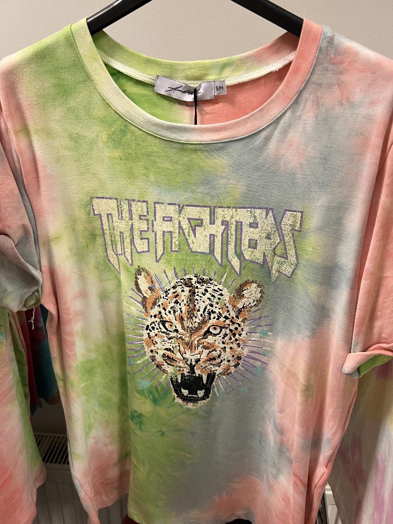 Ambika shirt bont gekleurd met tijger print S/M, Overige kleuren, Nieuw, Ophalen of Verzenden, Korte mouw
