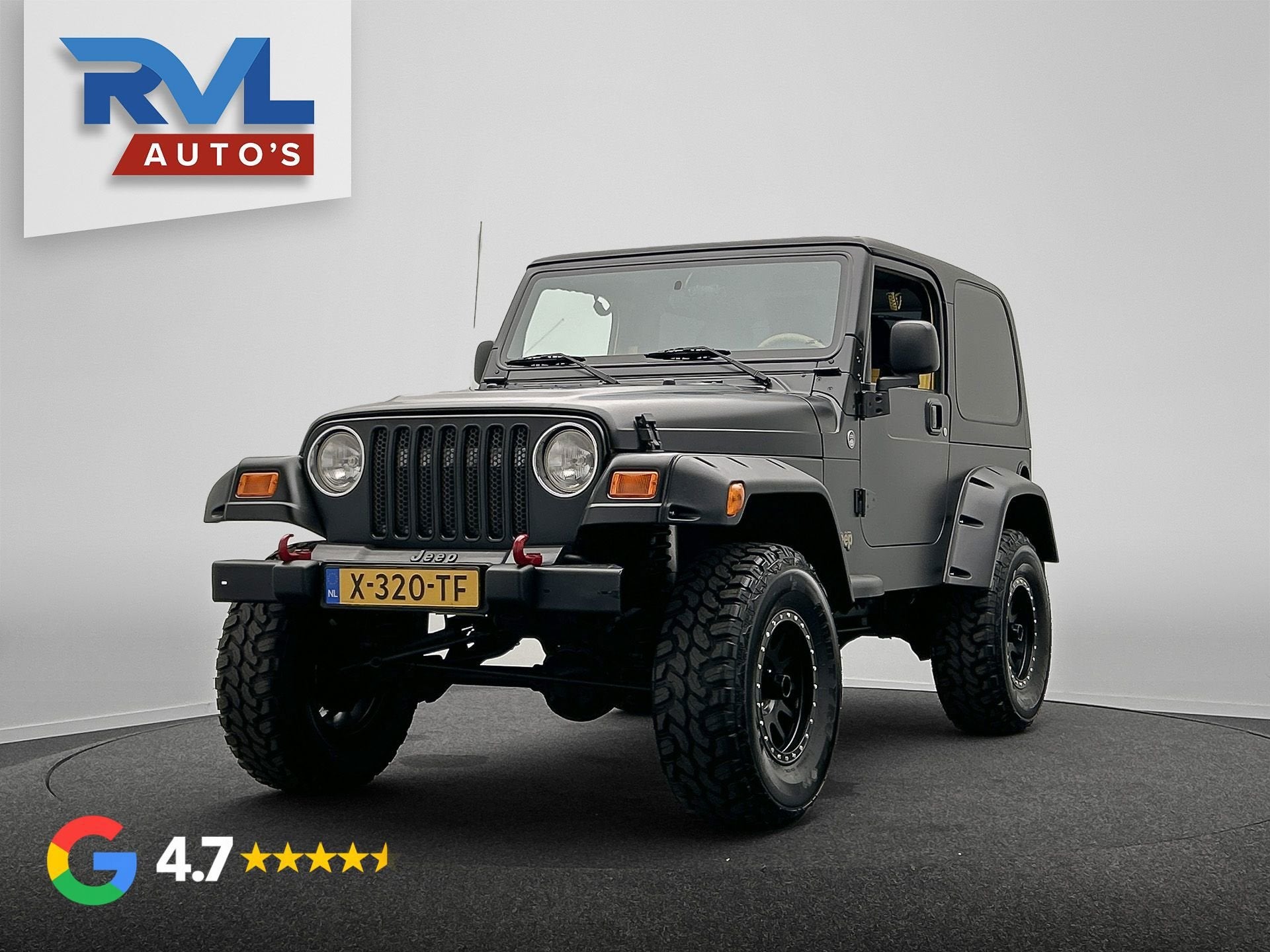 Jeep Wrangler 4.0i Hardtop TJ Automaat Airco Apple Car play, Auto's, Automaat, 450 kg, Gebruikt, Zwart