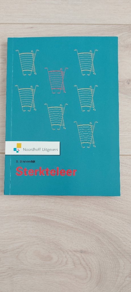 Sterkteleer ISBN 9789011009783 (HBO Zeevaart), Boeken, S. Binnendijk, Zo goed als nieuw, Beta, HBO