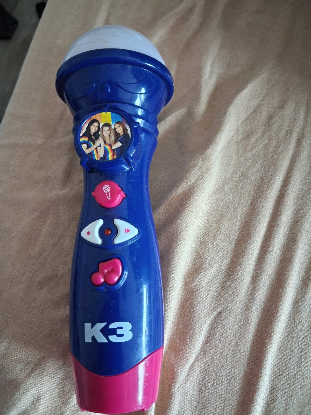 k3 microfoon studio 100, Ophalen of Verzenden, Zo goed als nieuw, 4 tot 6 jaar