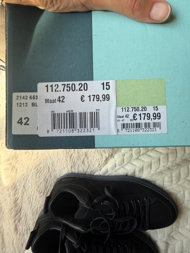 Nieuwe Rehab schoenen - Maat 42 - Zwart, Ophalen of Verzenden, Nieuw, Zwart, Sneakers of Gympen