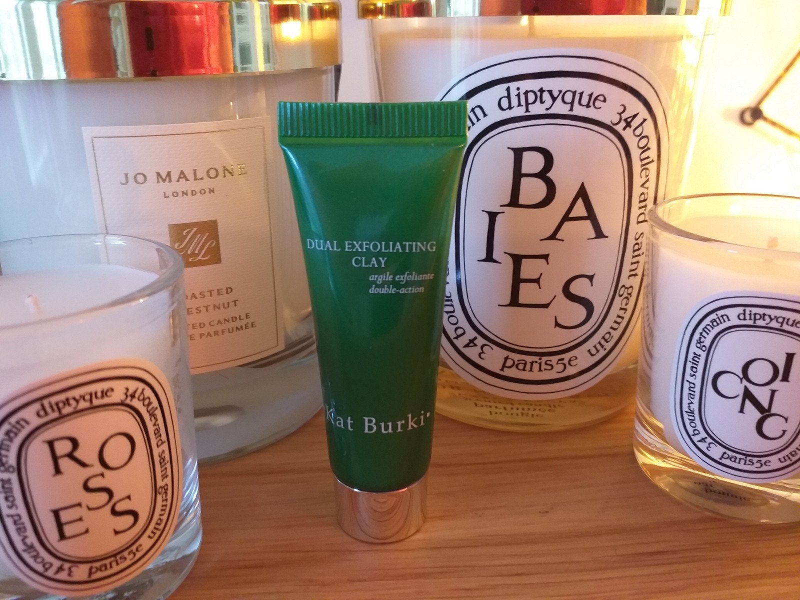 10 ML Kat Burki Dual Exfoliating Clay Mask nu €7,50 *niche*, Ophalen of Verzenden, Nieuw, Gehele gezicht
