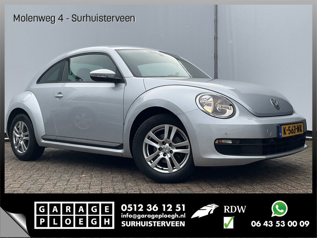 Volkswagen Beetle 1.2 TSI Stoelverw Cruise PDC Clima Volledi, Auto's, Volkswagen, Voorwielaandrijving, Euro 5, Gebruikt, Beetle (Kever)