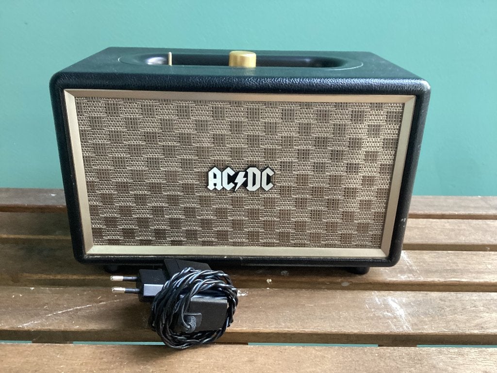 iDance AC/DC Classic Vintage Bluetooth Speaker – zwart, Gebruikt, Bluetooth, Overige typen, 60 tot 120 watt