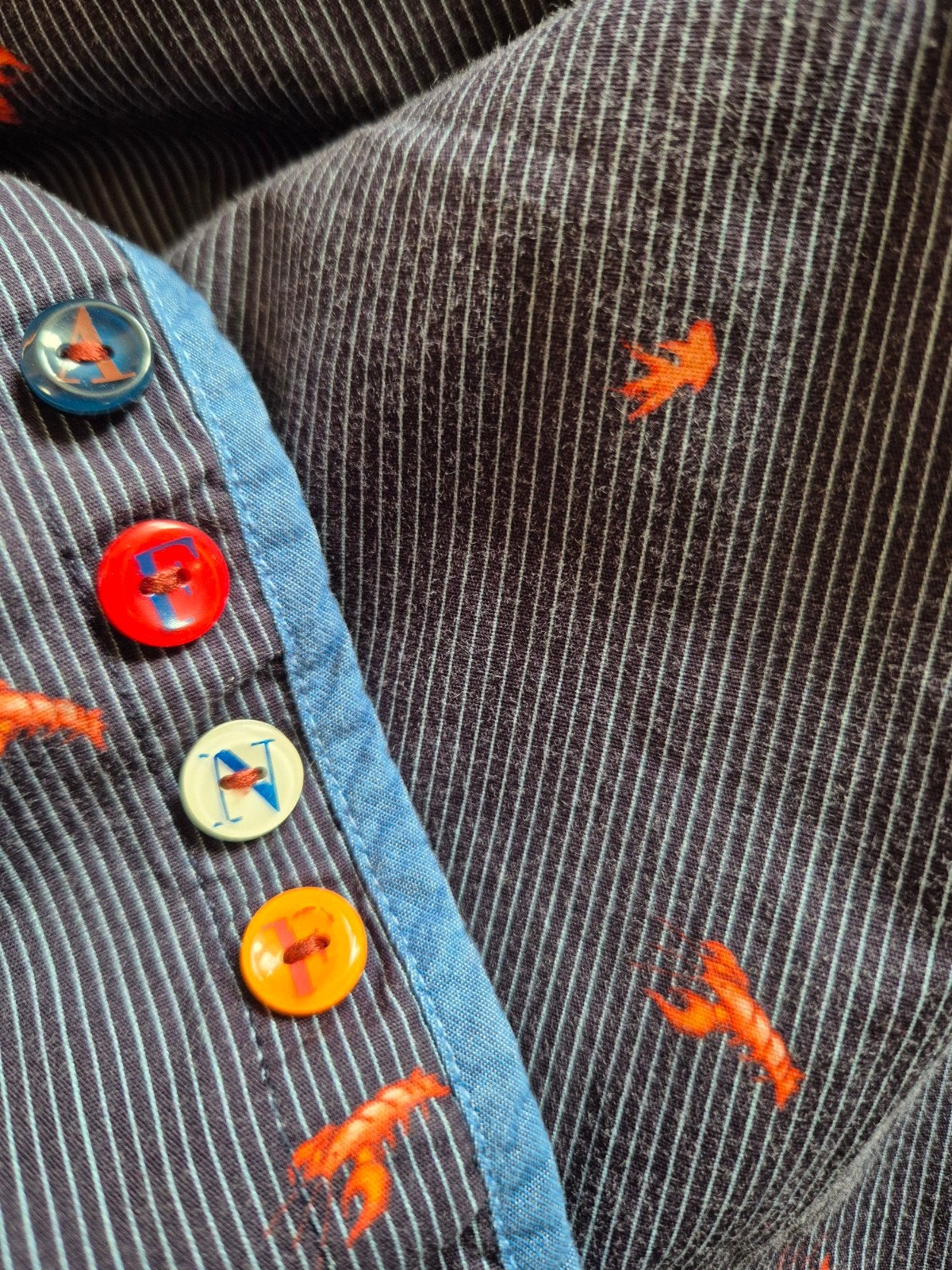 A Fish Named Fred blouse overhemd Kreeft maat XXL, Overhemd, ., A Fish Named Fred, Zo goed als nieuw