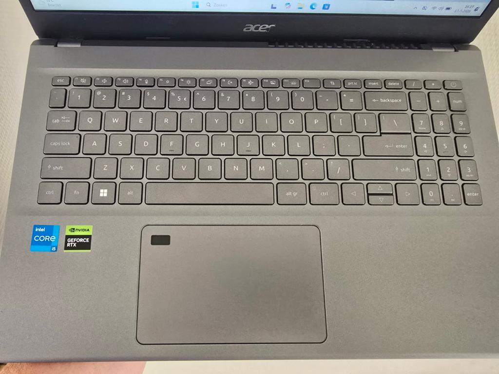 Acer aspire 5 | RTX 2050 | 16GB / 512GB SSD / i5-1235u, Met videokaart, 2 tot 3 Ghz, Intel i5 1235U th 12 gen, Zo goed als nieuw
