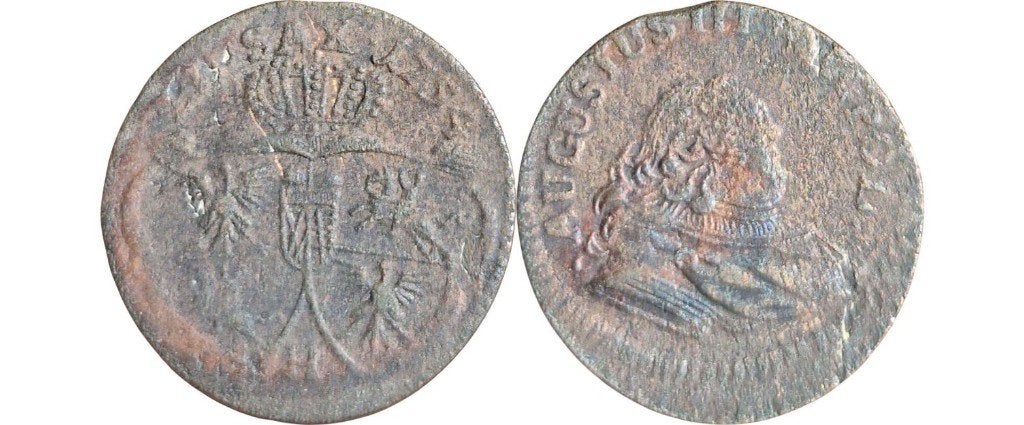 Grosz 1754, Polen, August III, Ophalen of Verzenden, Polen, Losse munt